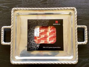 Jamón de cebo ibérico 50% raza ibérica (cortado a cuchillo) 100g